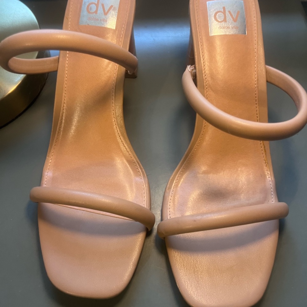 DV by Dolce Vita Women's Tan Strappy Heels